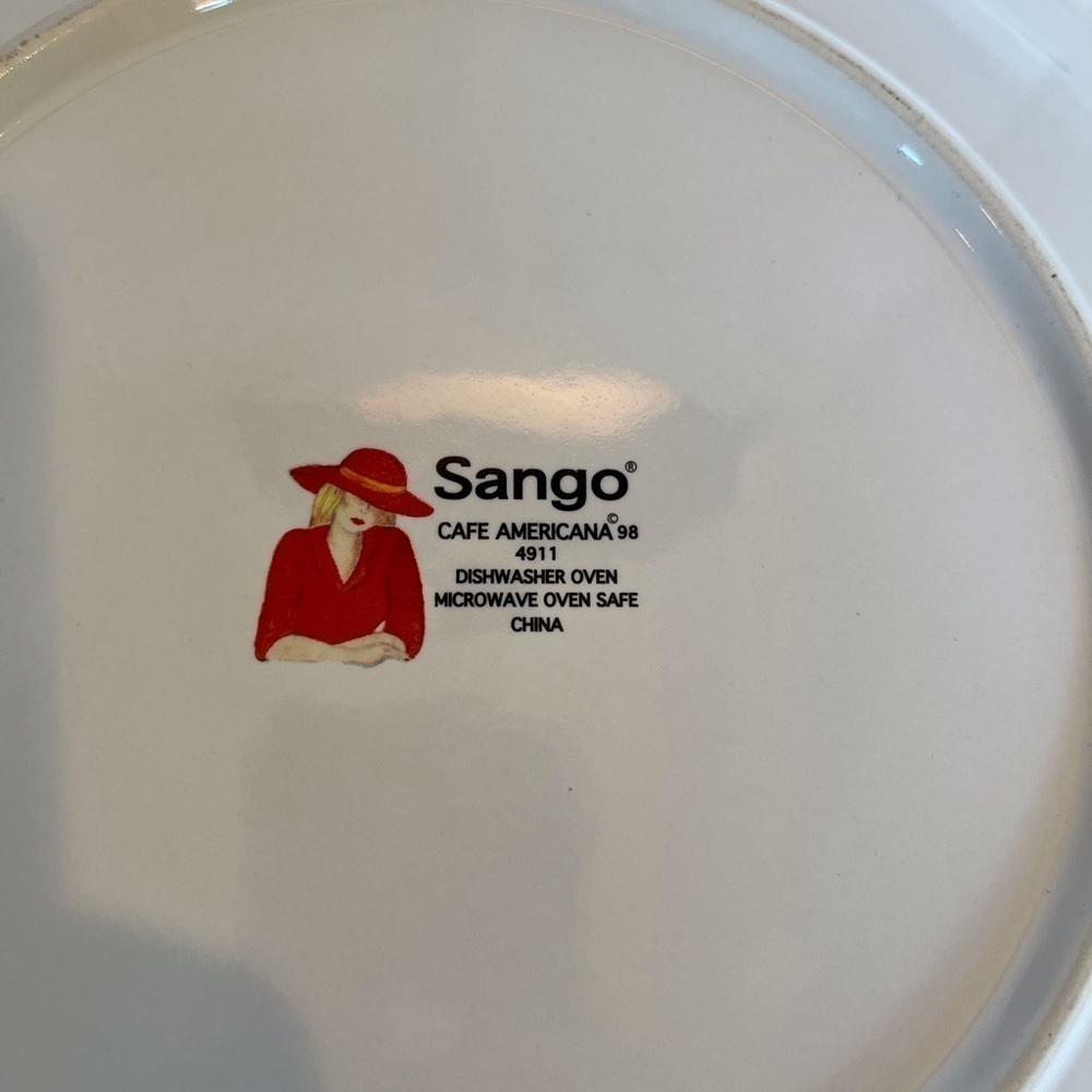Large Oval Platter- ‘Cafe Americano’ by Sanyo - Picture 5 of 7